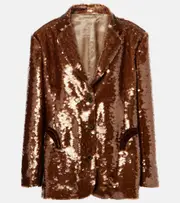 [Blaze Milano] Blazé Milano Tarantella Chiller sequined blazer AU 6 metallic
