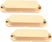 Kisangel 3Pcs Pickup Covers Durable Protective Plastic Guitar Pickup Covers for Enhanced Appearance and Sound Clarity Replacement Parts for Electric Guitars