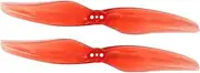 Pexorin 12 Pair 4024 Propeller 2 Blade 3 Hole 1.5mm 4x2.4 CW CCW Racing Propeller, for Mini, FPV Brushless Motor Props Propeller Prop(4024 8pair Red)