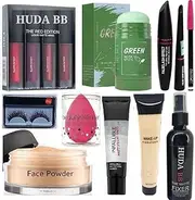 HUDA BB Beauty Make-up Combo Kits For Girls & Women All Products In 1 Kit Set Of-14