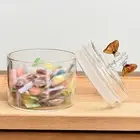 Glass Storage Jar Food Storage Container for Coffee Beans Snacks Cookie