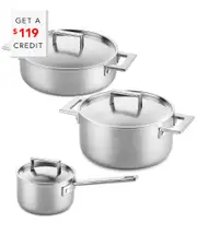 Mepra Attiva Pewter 6pc Set with $119 Credit