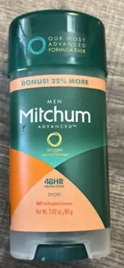 Mitchum Anti-Perspirant Deo Power Gel Sport 2.82 oz Oxygen Technology 48 hr
