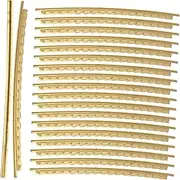 CATIEBYE 20pcs Guitar Fret Wire Set Acoustic/electric Guitar Strings Replacement Brass Fret Wires for Fretboard Accessories