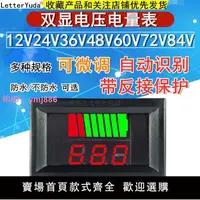 在飛比找樂天市場購物網優惠-12V-60V72V84V電動車電瓶蓄電池鋰電池直流雙顯電量