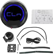 X AUTOHAUX 2.5" 60mm Tachometer Gauge Colorful Pointer RPM Tachometer Tach Gauge 0-9000RPM W/Sensor and Bracket Universal Tachometer DC 12V