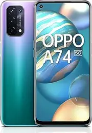 [OPPO] A74 Dual-SIM 128GB ROM + 6GB RAM (GSM Only | No CDMA) Factory Unlocked Android 5G Smartphone (Purple) - International Version