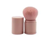 Retractable Foundation Makeup Brush, Travel Kabuki Makeup Brush Portable Liquid Foundation Brush