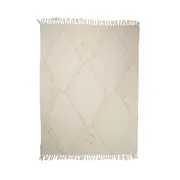 Rayell Rhoda 125x150cm Printed Throw Blanket Rectangle Sofa/Bed Decor Natural