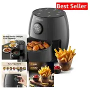 Healthier Cooking with 2.1QT Air Fryer - 98% Less Oil, 4 Functions