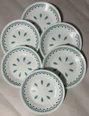 Corelle Chip Resistant Appetizer Plates, 6-Piece, Santorini Sky