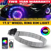 4Pcs RGB LED Under Car Tube Underglow Strip Neon body Light Kit Remote Control (for: Porsche)
