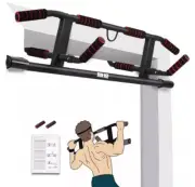 IRON AGE Pull Up Bar For Doorway Pullupbar Enhanced Smart Hook Angled FREE SHIP