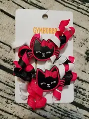 Gymboree Purrrfect in Pink Hair Clips Size 3 4 5 6 7 NWT