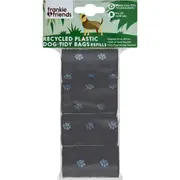 Frankie & Friends Recycled Plastic Dog Tidy Bags Refills 20 x 4 pack