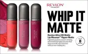 REVLON Ultra HD Lip Mousse Hyper Matte, Longwearing Creamy Liquid Lipstick