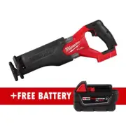 Milwaukee 2821-20 M18 FUEL 18V SAWZALL Li-Ion Reciprocating Saw + 5ah Battery