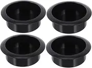 ULTECHNOVO 4pcs Sturdy Plastic Cup Holder Insert for Recliners Sofas Automotive and Gaming Tables Spillproof Design Smooth Interior for Comfort and Versatile Use