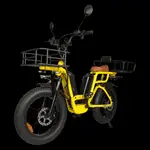 750W鋰電池外帶貨運專用20吋輪電動貨運自行車電動胖胎自行車電動自行車