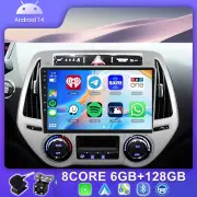 For Hyundai i20 2012-15 CarPlay Android 14 Auto Car Stereo GPS Head Unit DAB+AHD
