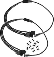 Abaodam 1Set Splitter Extension Hub Cable with Connectors for Case Fans and LED Light Strips Efficient Expansion and Flexible Installation Connectors