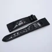 Watch Strap New Patek Philippe Alligator Polished 21/14 114,5 -74, 5 2,5 To 2mm