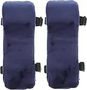 Homoyoyo 2Pcs Memory Foam Armrest Cushions Wear Resistant Comfortable Covers for Home Office Chairs Relieves Arm Non Slip Design for Gaming Dining Chairs