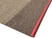 Transition Strip Floor Transition Strip Carpet & Floor Edge Trim Strip,16ft/13ft/9.8ft/6.5ft/3.2ft Long Edge Guard Strip,for Edging Floors and Carpets with A Height Less Than 6(Red,400cm/13ft)