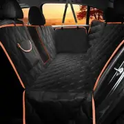 Waterproof Dog Car Seat Cover For Back SeatCollapsible Scratchproof Dog Car S...
