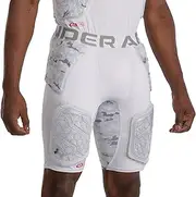 [Under Armour] Gameday Pro 5-Pad Football Girdle Pant, Comfortable Compression & Protection for Practice & Game Day, Adult Men's