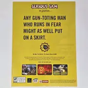 Serious Sam Xbox On Fashion Print Ad/Poster Promo Art