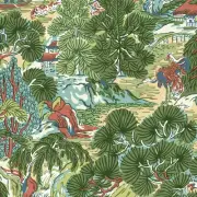 Thibaut Wallpaper PAGODA TREES from Sojourn Collection in Double Rolls New