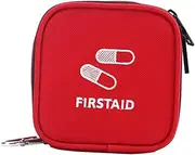 First Aid Kit Bag Empty First Aid Bag Hiking Camping Pouch Medicine Outdoor Travel Pouch Smooth Metal Zipper