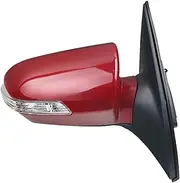 Compatible For Buick Excelle Chevrolet Lacetti 08-12 Side External Rear View Mirror Assembly INCL Lens Light Shell Frame Cover Holder(Red Right)