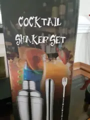 Bartender Cocktail Shaker Set Mojito Kit Stainless Steel Mixer Drink Tools 24 oz