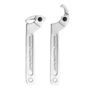 2Pcs C Hook Spanner Wrench Adjustable Hook Wrench Ergonomic Water Meter Hook ☠