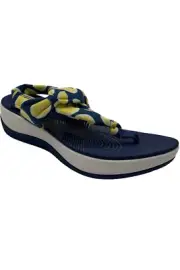 CLOUDSTEPPERS by Clarks Jersey Sandals Arla Nicole Blue Lemons