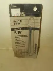 5/16" Glass Tile Drill Bit Black & Decker No. 16903 For All Portable Drills Nos