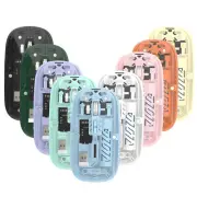 Transparent Dual Mode 2.4G/BT Wireless Bluetooth Mouse for Laptop iPad MacBook