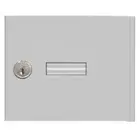 Door and Lock Standard A Size for 4Bplus Horizontal Mailbox with 2 Keys Aluminum