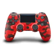 Joystick inalámbrico Bluetooth para consola PS4/PlayStation Dual-shock 4 - Rojo camuflaje