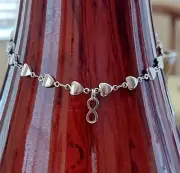 Heart Infinity Love Stainless Steel Silver Ankle Anklet Beach Woman Bracelet