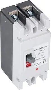 160A DC Circuit Breaker Switch, Solar Energy Protection for Photovoltaic Wind Hydropower Automobiles DC Power Lines,23kw Breaking Capacity, Up to 500V, Compatible with DC