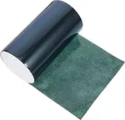 1 Roll Lawn Seam Tape Door Mats Outdoor Grass Artificial Rug Edge Binding Tape Artificial Turf Rug Grass Outdoor Double Sided Self Wrap Fake Plant Mats Dark Green Non-Woven Fabric