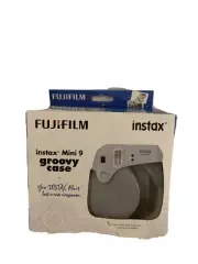 Fujifilm Instax Mini 9 Groovy Case Smokey White Gray Brand New Camera Bag Case
