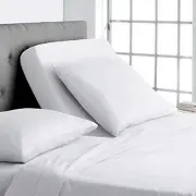 Split Head Flex King Sheets Sets for Adjustable Beds, 34" top Split King White