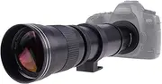 Fotga 420-800mm f/8.3-16 Super Telephoto Zoom Lens with 2X Teleconverter + T-AI T2 T-mount Adapter for Nikon F Mount Lens DSLR Camera D7500 D7200 D850 D810 D780 D750 D500 D5600 D5300 D3500 D3400 D90