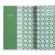 Any Day Now Dot Grid B5 Ruled Notebook 80gsm Paper Journal 192 Pages Pink/Yellow