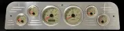 1966 GMC 6 Gauge GPS Dash Panel Insert Tan