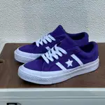 CONVERSE ONE STAR ACADEMY OXLOW-TOPMEN和WOMEN WEAR鞋子紫色-白色